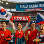 alt_text: "Pertandingan krusial Korea Selatan vs Republik Ceko di Guadalajara."