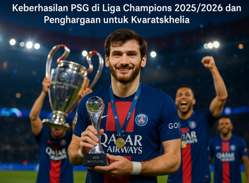 Kvaratskhelia, Mahkota Baru Liga Champions
