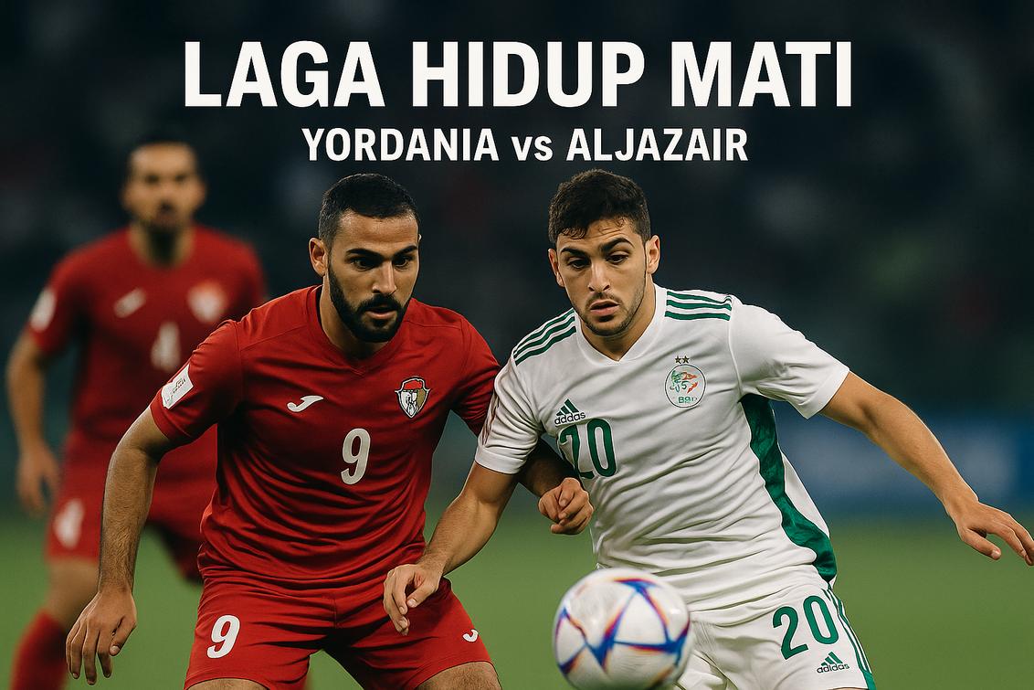 Laga Hidup Mati Yordania vs Aljazair