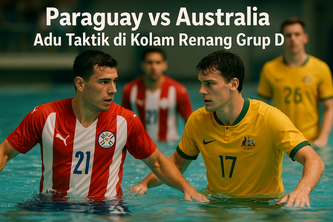 Paraguay vs Australia: Adu Taktik di Kolam Renang Grup D