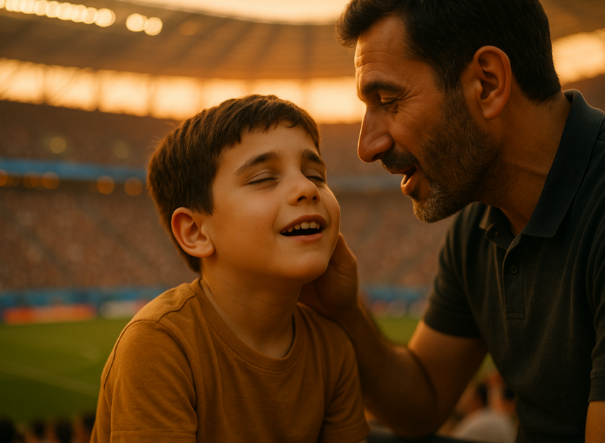 Kisah Alireza: Meraba Gol Ronaldo Lewat Suara Ayah