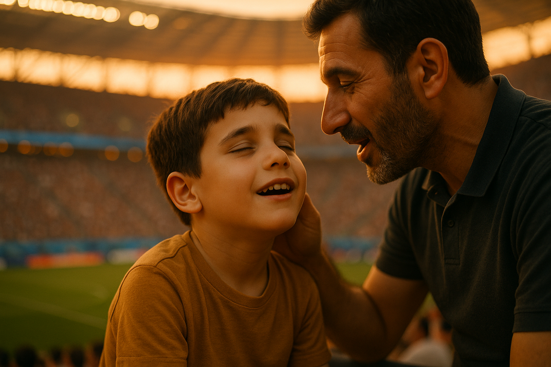 Kisah Alireza: Meraba Gol Ronaldo Lewat Suara Ayah