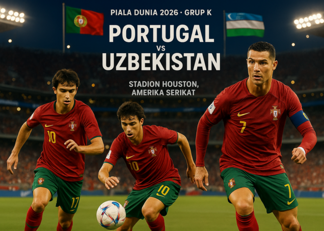 Susunan Pemain Portugal vs Uzbekistan: Ronaldo Tetap Starter