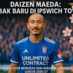 Daizen Maeda bergabung dengan Ipswich Town, memulai babak baru karier sepak bolanya.
