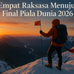 alt_text: Empat tim besar bersiap menuju pertandingan akhir Piala Dunia 2026.