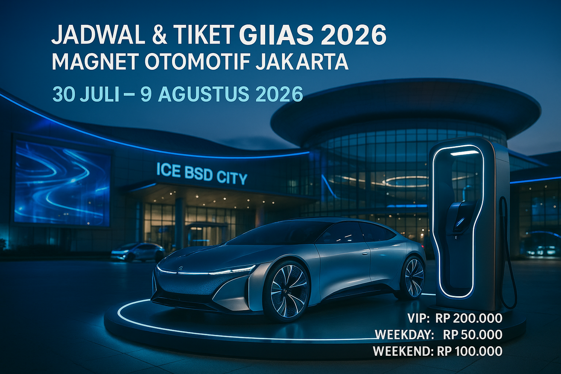 Jadwal & Tiket GIIAS 2026, Magnet Otomotif Jakarta