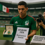 alt_text: Jam Rolex Timnas Meksiko menuai kontroversi akibat tidak sesuai aturan FIFA.