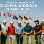 alt_text: Turnamen Golf Amatir 2026 di Medco-Pondok Indah dengan Panggung Emas sebagai ikon.