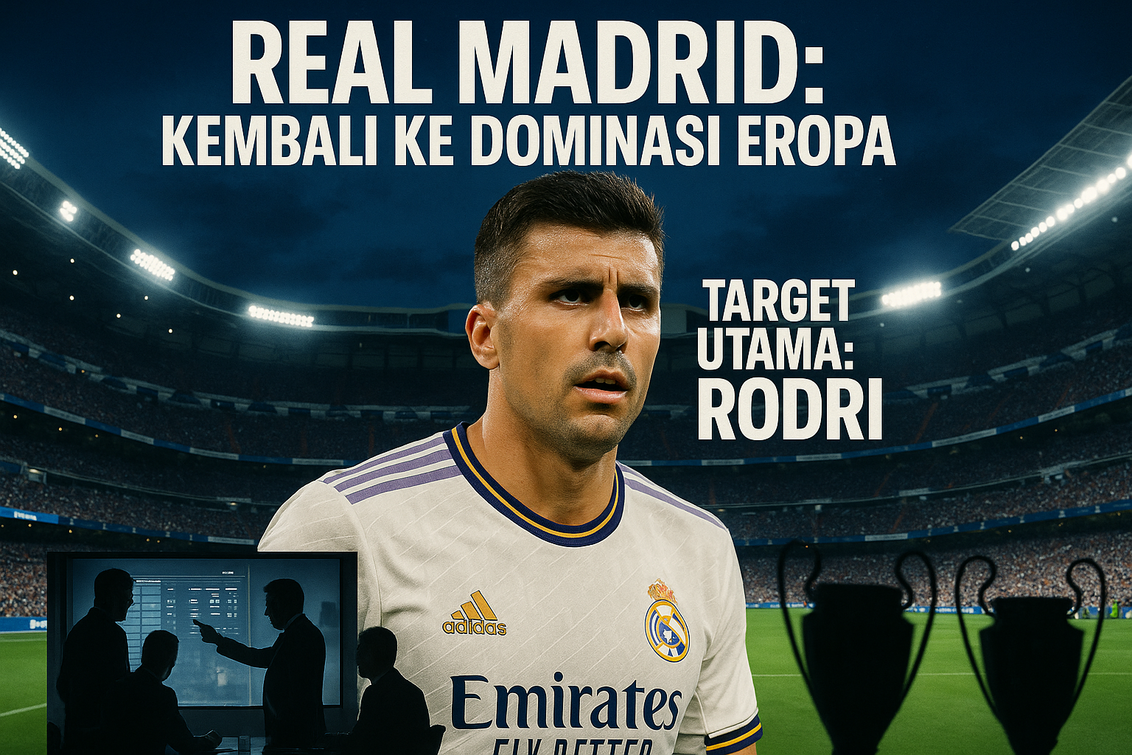 Real Madrid, Rodri, dan Obsesi Menguasai Eropa Lagi