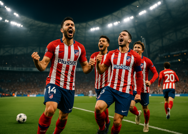 Atletico Madrid Balikkan Keadaan, Marseille Terpukul