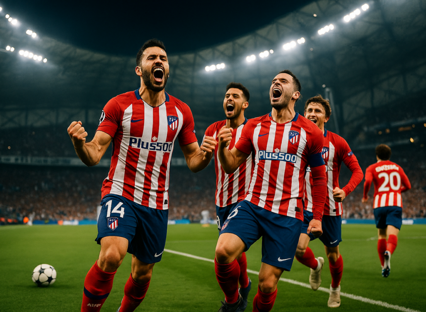 Atletico Madrid Balikkan Keadaan, Marseille Terpukul