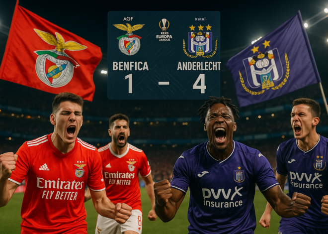 Benfica & Anderlecht Menggila: Malam Gol Liga Europa