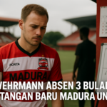 Jordy Wehrmann cedera: Tantangan baru bagi Madura United di musim ini.