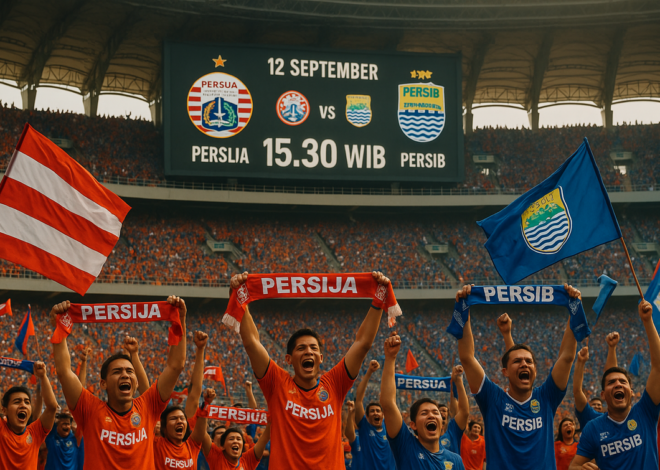 Duel Klasik Persija vs Persib di Stadion Gelora Bung Tomo