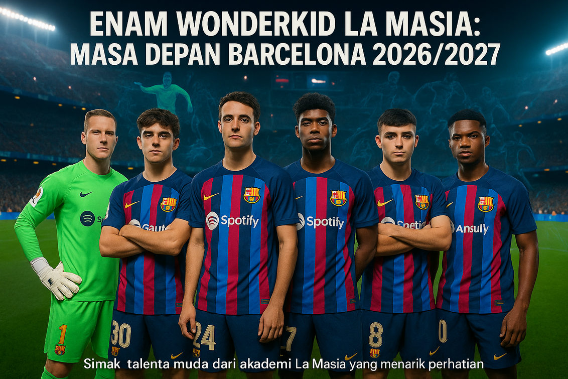 6 Wonderkid La Masia Siap Pimpin Era Baru Barcelona