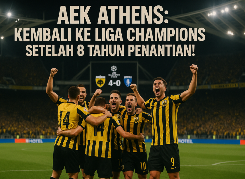 AEK Athens dan Euforia Kembali ke Liga Champions