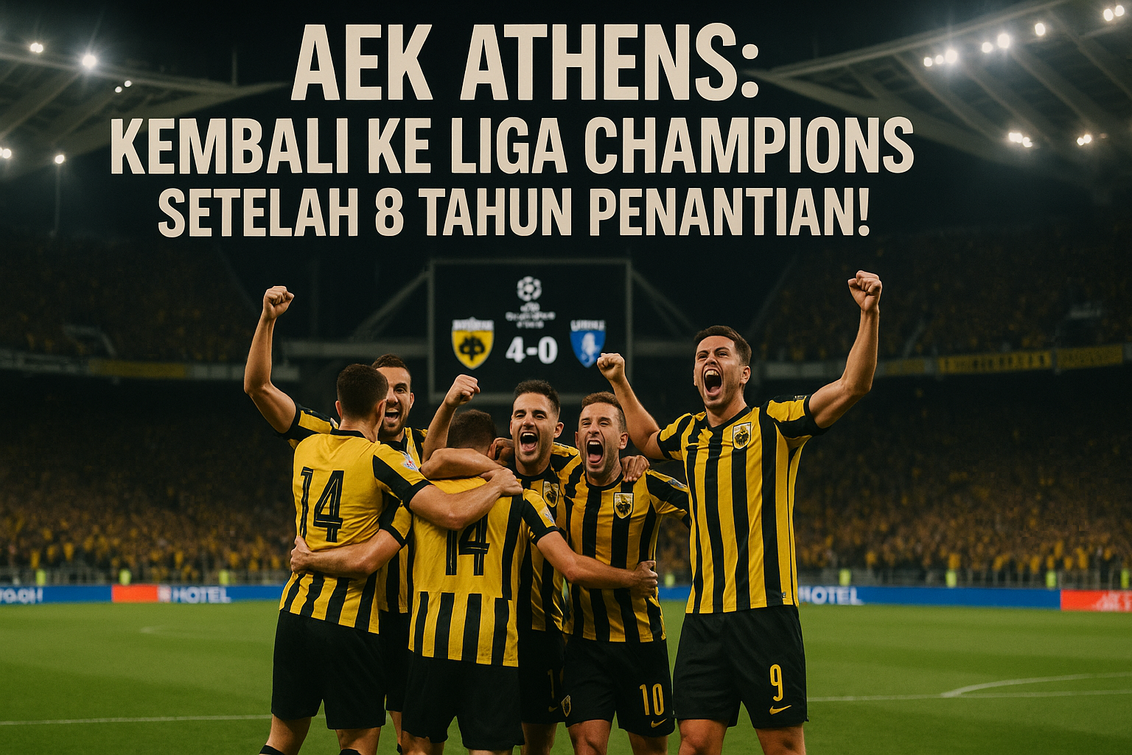 AEK Athens dan Euforia Kembali ke Liga Champions