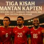 "Mantan kapten Timnas Indonesia, inspirasi di lapangan, bikin lawan gentar."