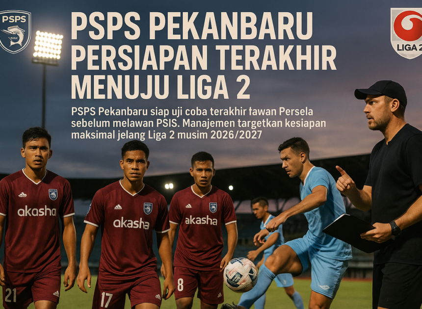 PSPS Pekanbaru Panaskan Mesin Jelang Liga 2