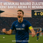 Mauro Zijlstra tampil memukau di debutnya, membawa harapan baru bagi Arema FC.