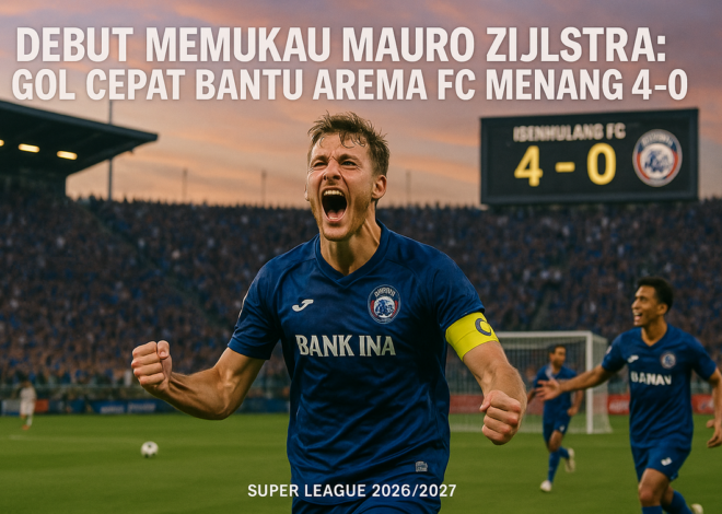 Debut Impresif Mauro Zijlstra, Angin Segar Arema FC