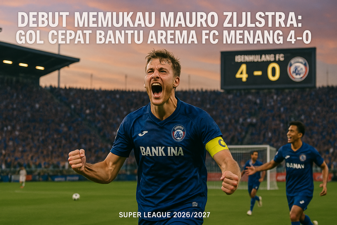 Debut Impresif Mauro Zijlstra, Angin Segar Arema FC