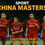 Empat pebulu tangkis Indonesia siap berlaga di Sport China Masters. Semangat merebut kemenangan!